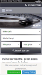 Mobile Screenshot of irvinecarcentre.co.uk